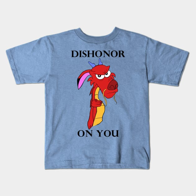 Dishonor On You Kids T-Shirt by NoNamedSuperhero